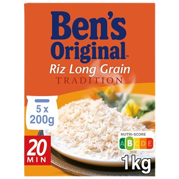 BEN'S ORIGINAL - RIZ LONG GRAIN EXPRESS Sachet de 250g - Pâtes, Riz et  Féculents/Pâtes et Riz Express 