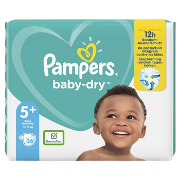 Stationair Opmerkelijk formeel Baby Dry Pampers Diapers Size 5+ - x36 - Kakoinpro.com